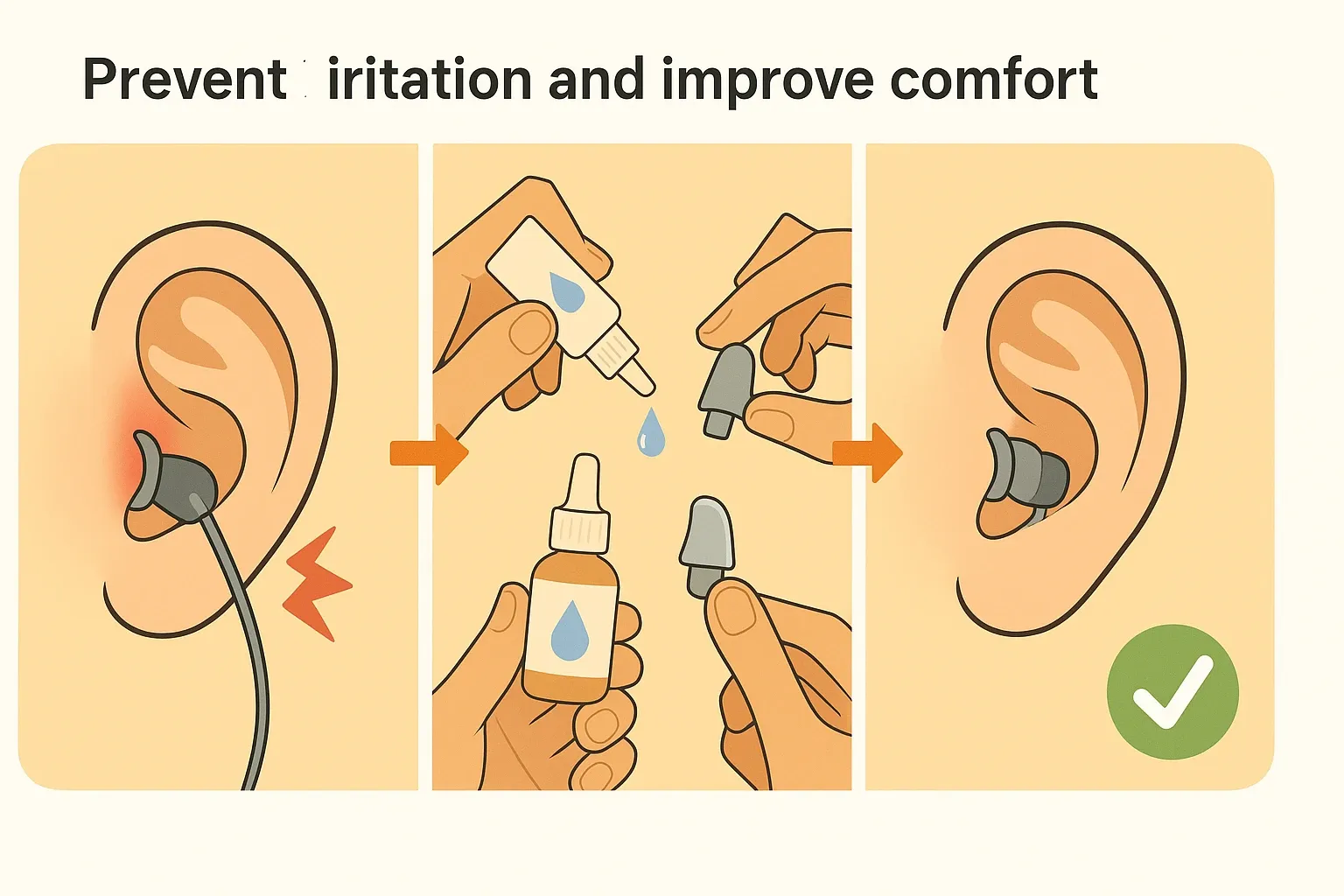 Use Lubricant or Hypoallergenic Sleeves